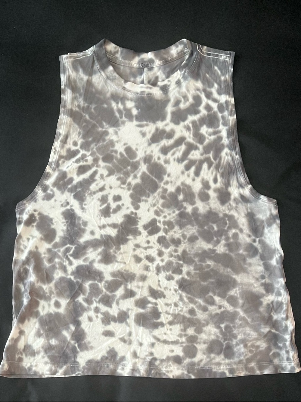 Lululemon All Yours Tank Gray Tie-Dye Sleeveless Top
